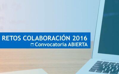 Abierta la Convocatoria del Programa Retos-Colaboración 2016 de la UGR