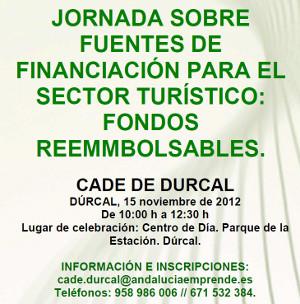Jornada  “ Fuentes de financiación para el sector turístico”