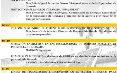 Jornada “La eficiencia energética y las energías renovables en el sector turístico”