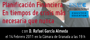 Jornada sobre Planificación Financiera. En tiempos de crisis más necesaria que nunca