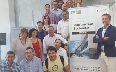 Un total de 30 profesionales aprenden técnicas de construcción sostenible de manos de la Diputación de Granada y la EOI