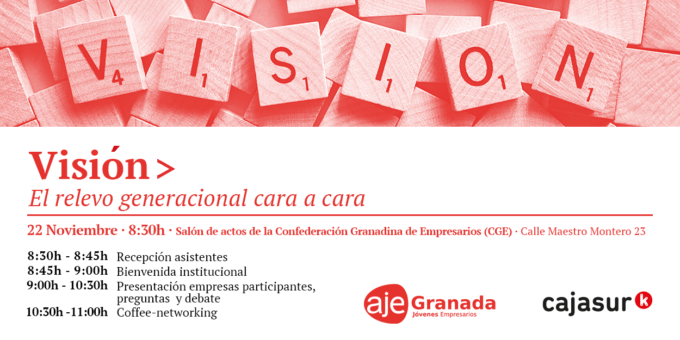 La CGE acogerá un foro sobre el relevo generacional organizado por AJE Granada y Cajasur