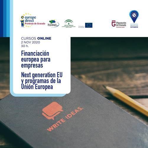Abierto el plazo del Curso sobre Financiación Europea para Empresas
