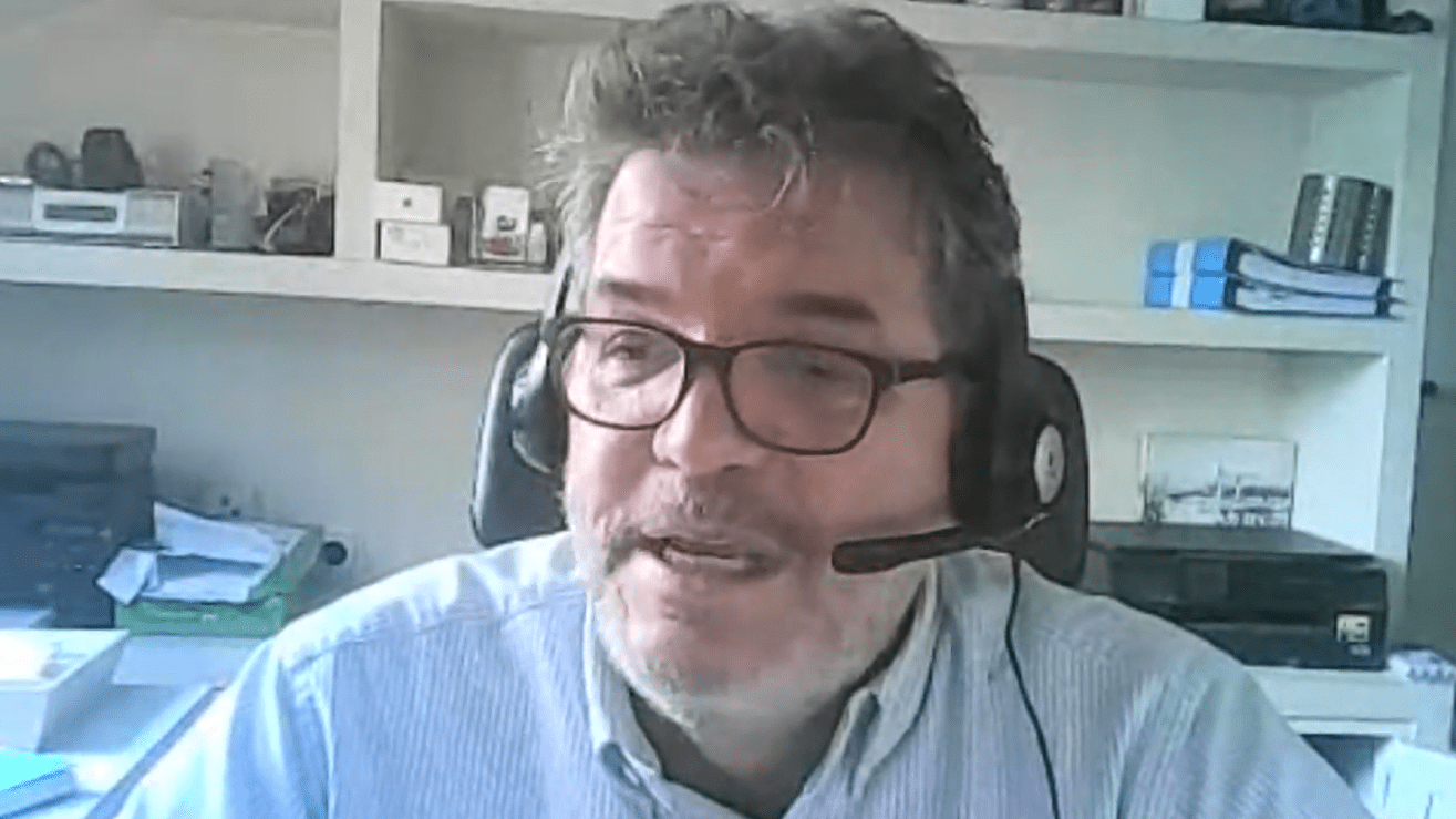 Joaquin López Lerida impartiendo la sesión final