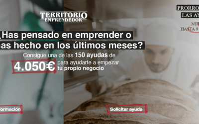 Ampliados los plazos de solicitud de Territorio Emprendedor y Futuro Joven