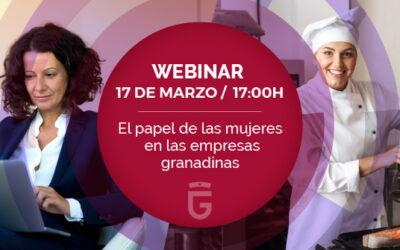 Granada Empresas organiza un nuevo webinar: “El papel de las mujeres en las empresas granadinas”