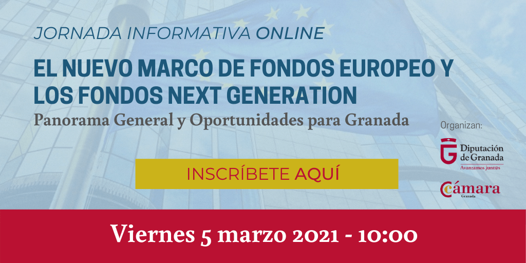 Jornada formativa online “El nuevo marco de fondos europeos y los Fondos Next Generation”