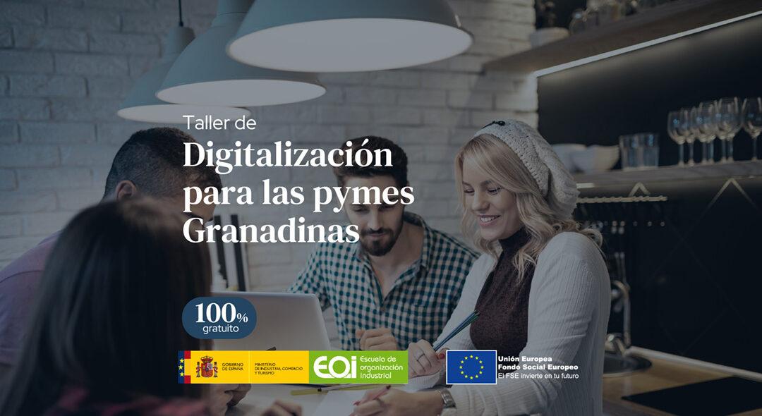 Abierto el plazo para la realización de un Taller para la Digitalización de las pymes granadinas gratuito