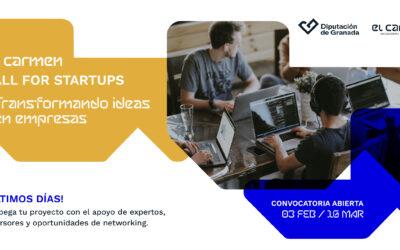 ⚡️ ¡Todavía estás a tiempo de unirte a la incubadora de empresas El Carmen!