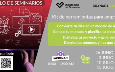 La Diputación de Granada lanza un ciclo gratuito de seminarios prácticos online para personas emprendedoras