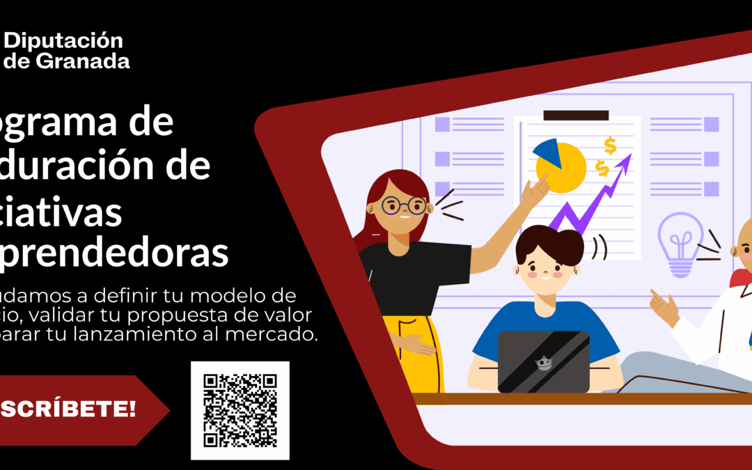 Últimos días para inscribirse al Programa de Maduración de Iniciativas Emprendedoras de la Diputación de Granada