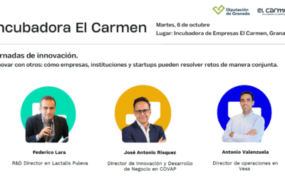 La incubadora El Carmen reúne a Lactalis Puleva, COVAP y Vess para acercar la innovación abierta al ecosistema emprendedor de Granada