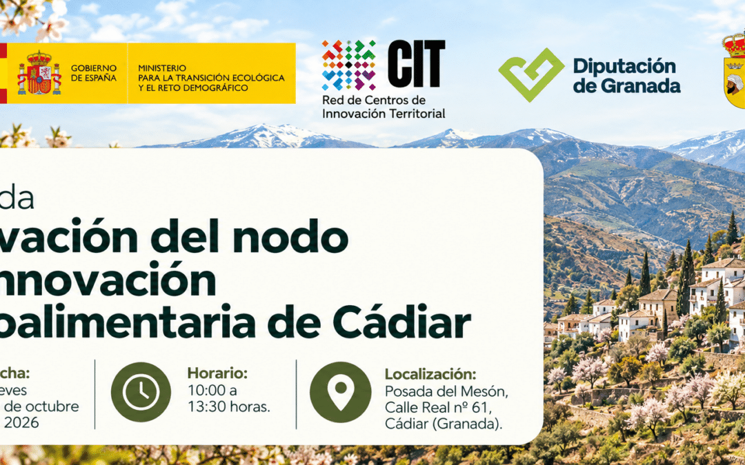 La Diputación de Granada impulsa la innovación agroalimentaria en la Alpujarra con una jornada en Cádiar el 29 de octubre
